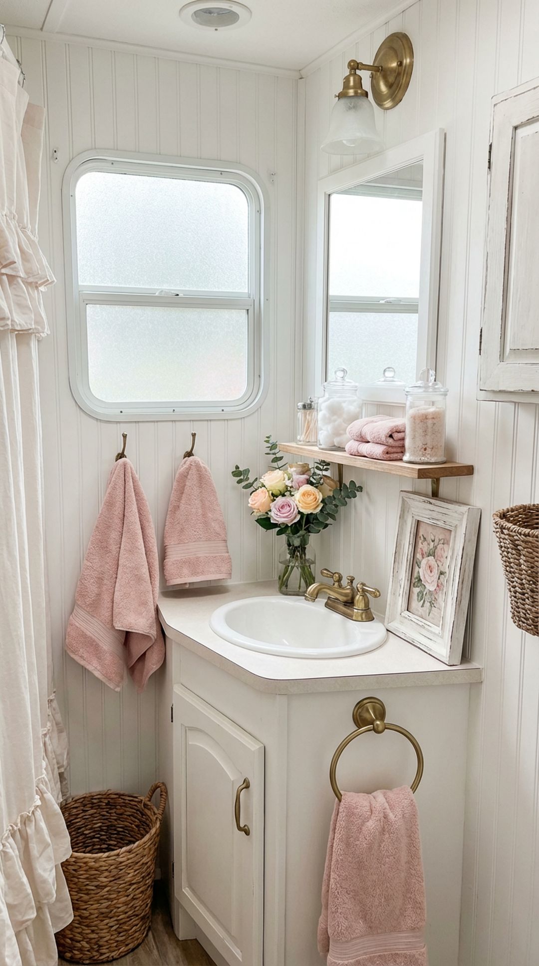 13. Vintage-Inspired Bathroom Décor