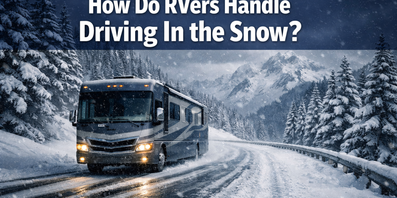 How Do RVers Handle Driving In the Snow? (Survey Reveals)