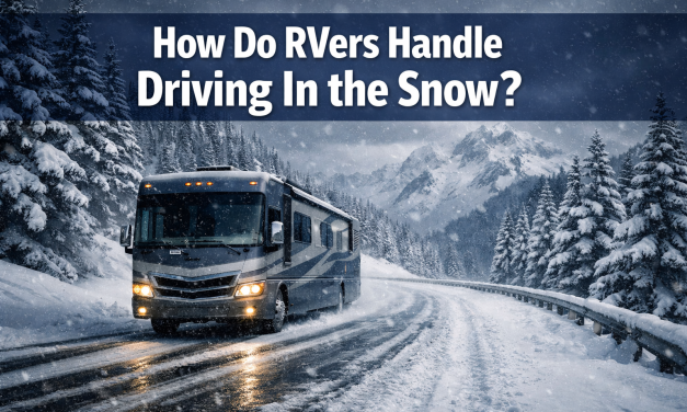 How Do RVers Handle Driving In the Snow? (Survey Reveals)