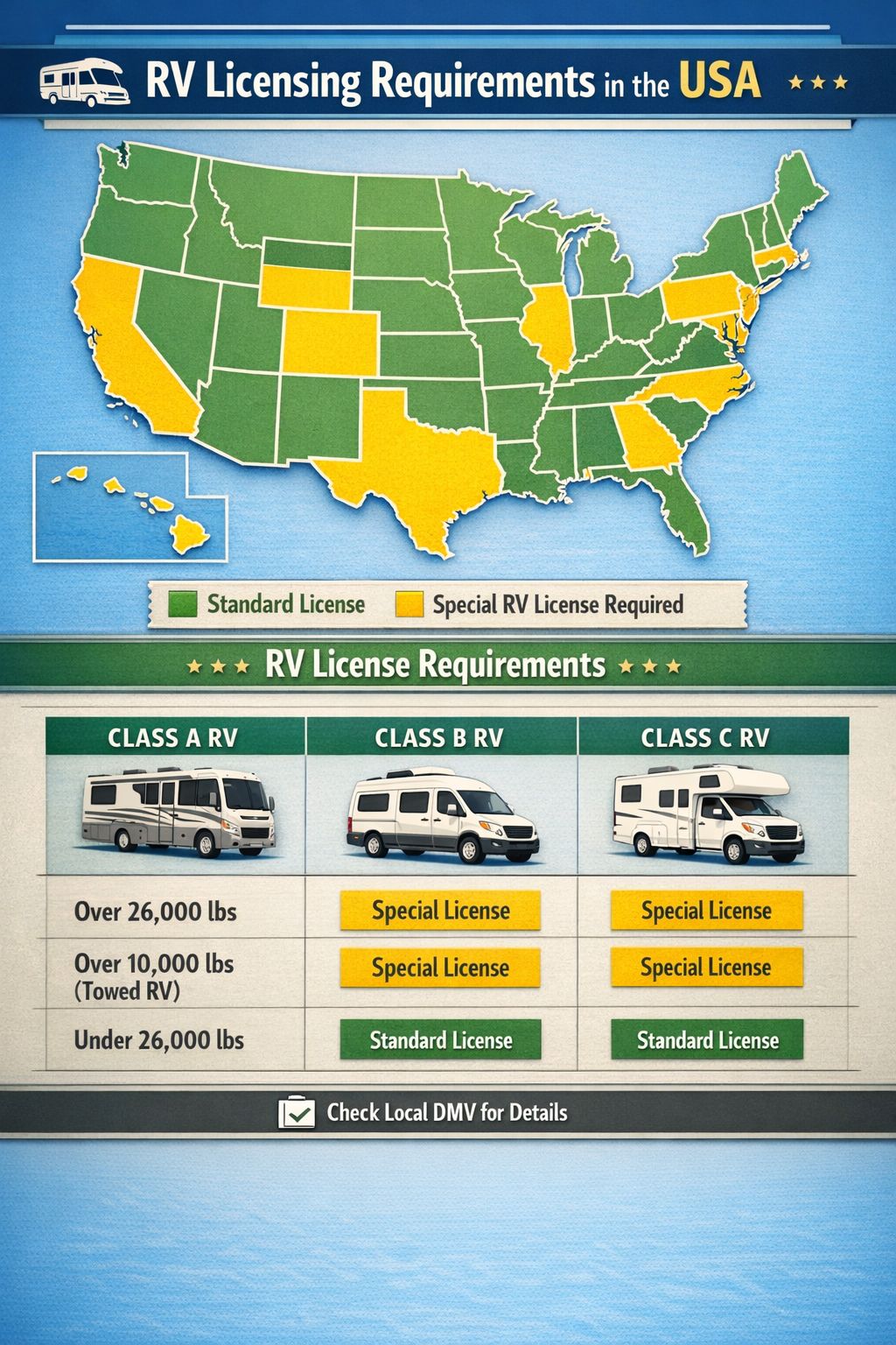 Portrait/Pinterest format (1024x1536) detailed infographic-style image displaying map of United States with highlighted states (California,