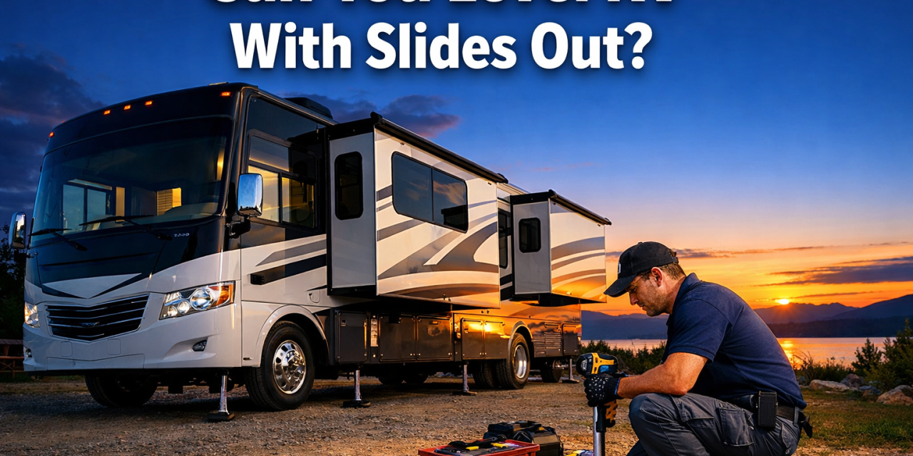 Can You Level RV With Slides Out?