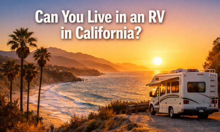 Can You Live in an RV in California?