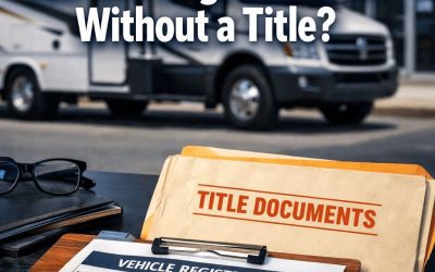 Can you Register an RV Without a Title?