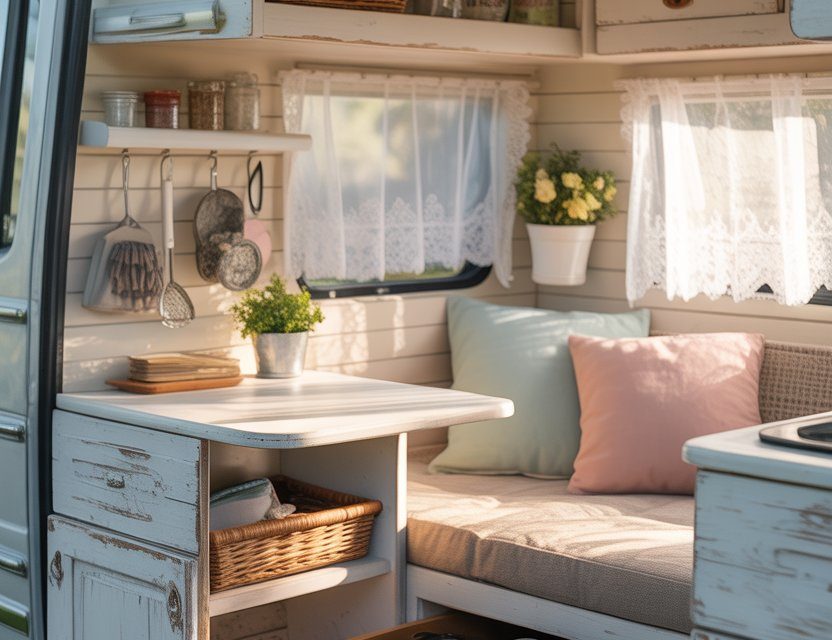 12 Genius Storage Solutions for Your Small Shabby Chic Camper