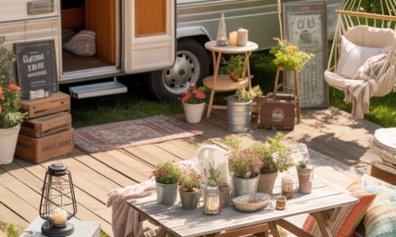 15 Outdoor Decor Ideas for Your Shabby Chic Camper’s Patio