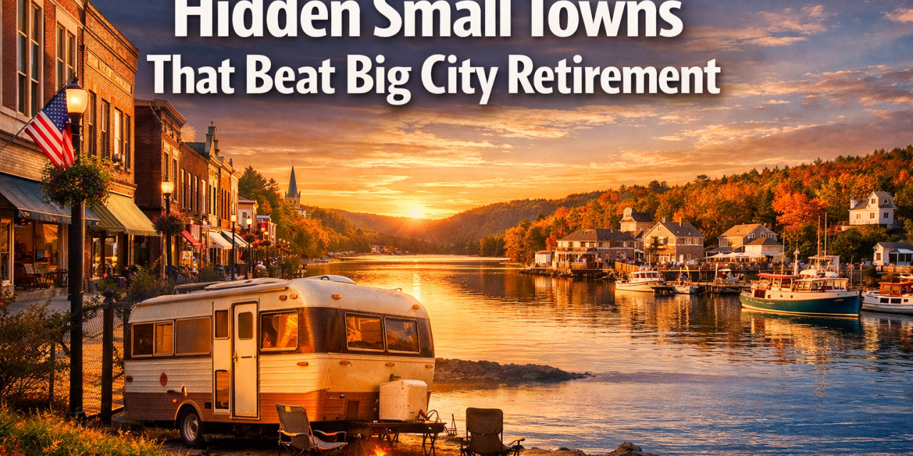 10 Unseen Hidden Small USA Towns That Beat Big City Retirement