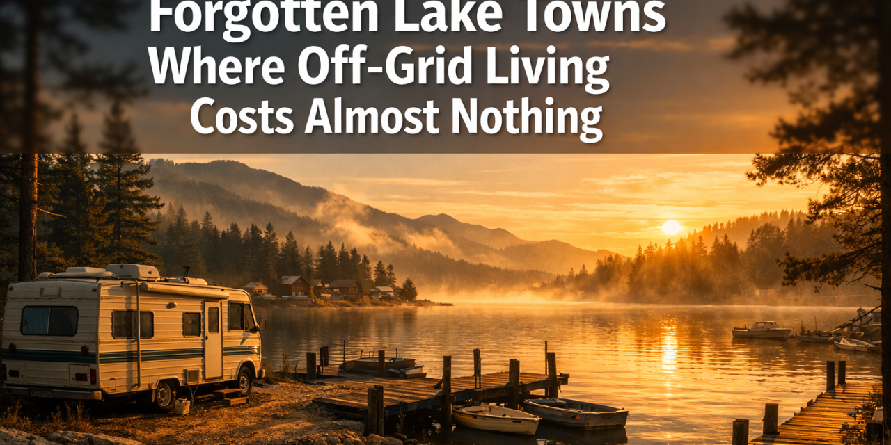8 Forgotten Lake Towns in America Where Off-Grid Living Costs Almost Nothing