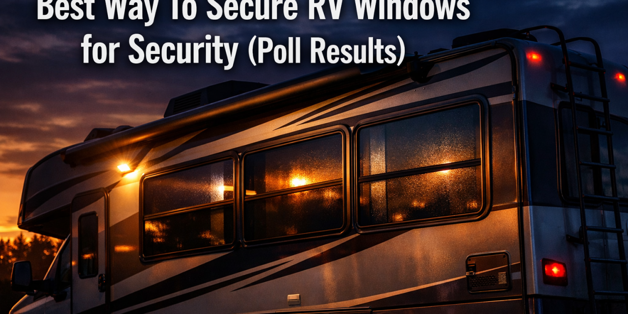 Best Way To Secure RV Windows for Security (Poll Results!)