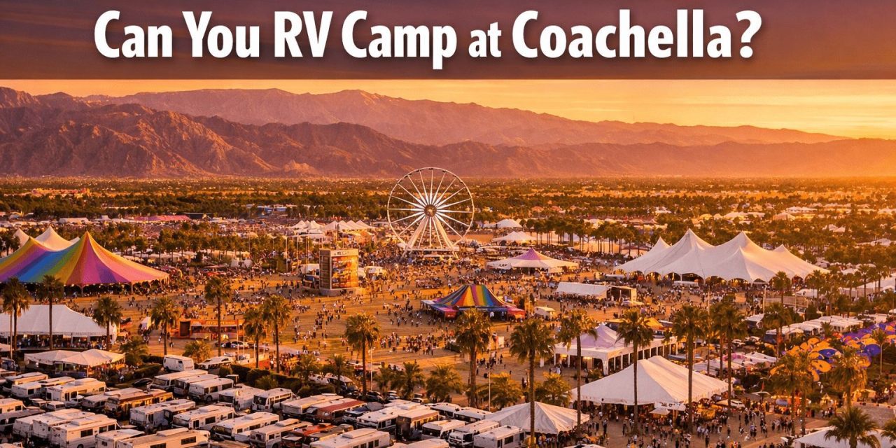 Can you RV camp at Coachella?