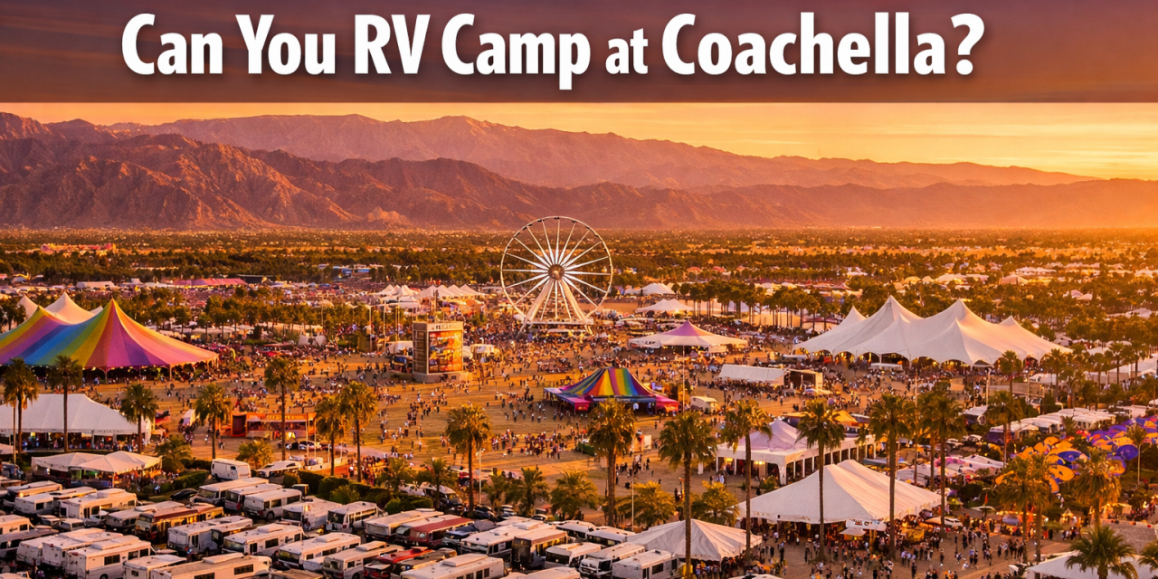 Can you RV camp at Coachella?