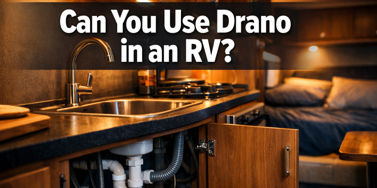 Can you use drano in an rv?