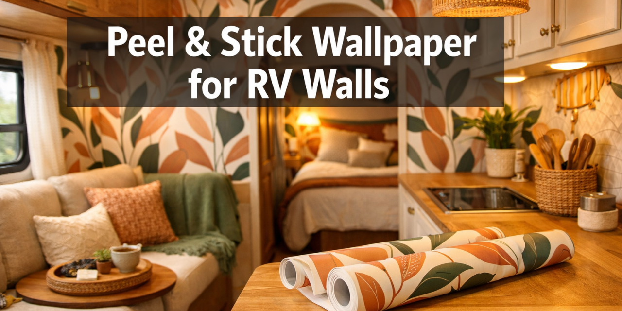Can You use Peel and Stick Wallpaper on RV Walls?