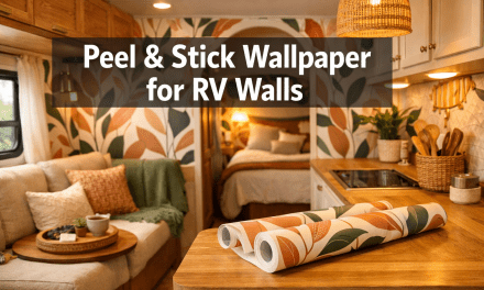 Can You use Peel and Stick Wallpaper on RV Walls?