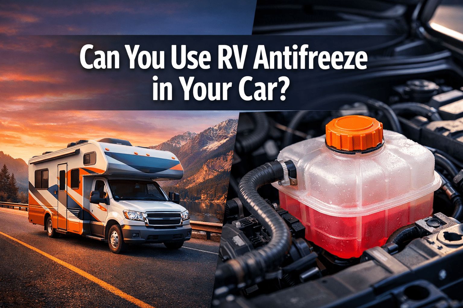 Can You Use RV Antifreeze in Your Car? The Truth