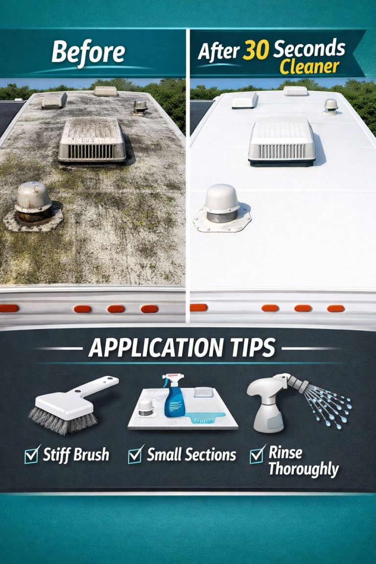 Dirty Rv Can You Use 30 Second Cleaner on RV Roof? Full Guide