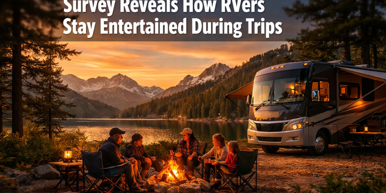 Survey Reveals How RVers Stay Entertained During Trips
