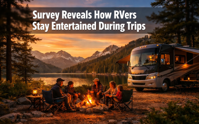 Survey Reveals How RVers Stay Entertained During Trips