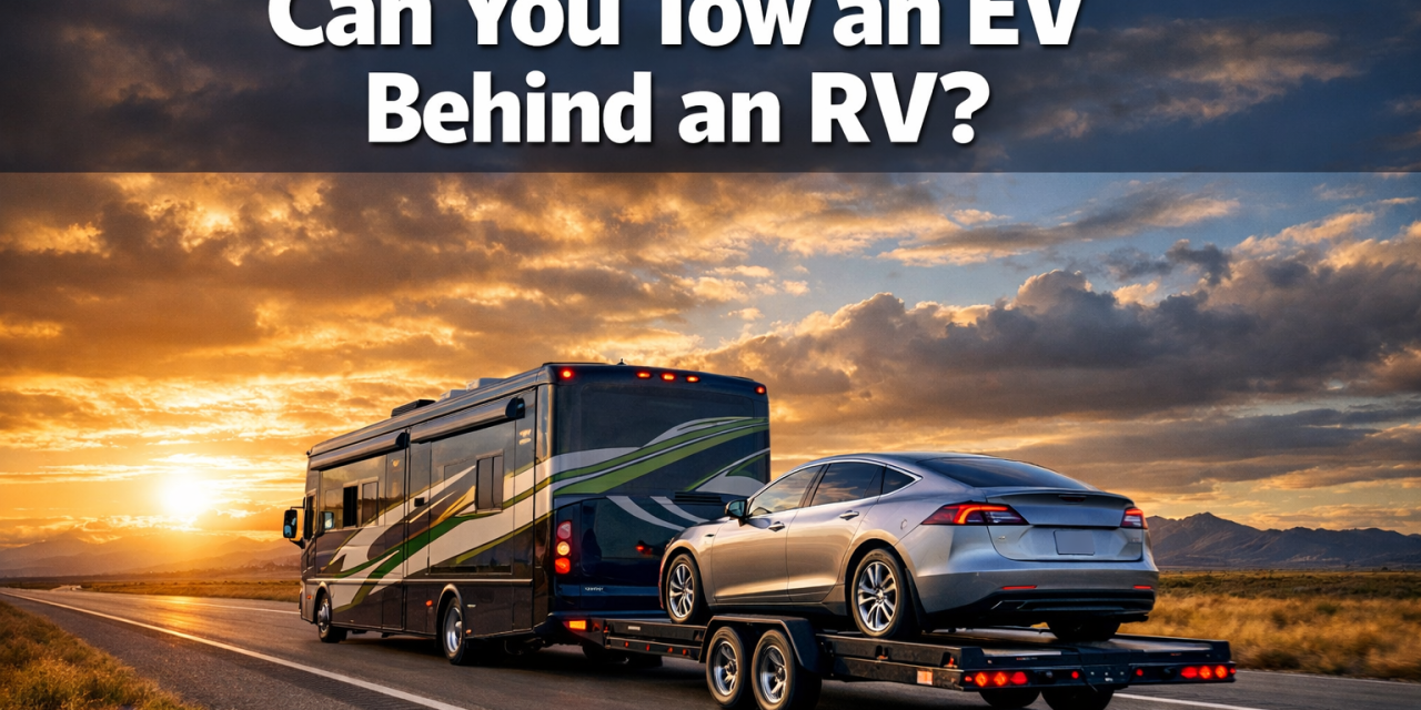 Can you tow an EV behind an RV?