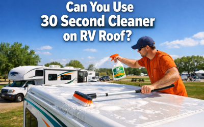 Can you use 30 second Cleaner on RV roof?