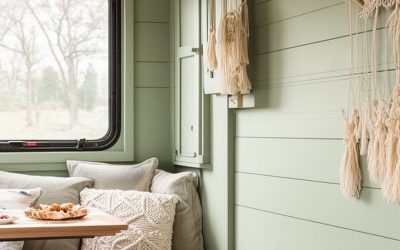 15 Unexpected Paint Colors That Transform Shiplap in a Small Camper