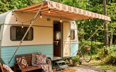 18 Creative Ideas for Your Shabby Chic Camper’s Awning Area