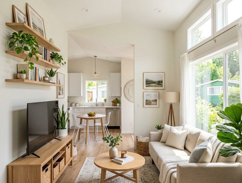 18 Singlewide Mobile Home Decor Ideas to Open Up Your Space