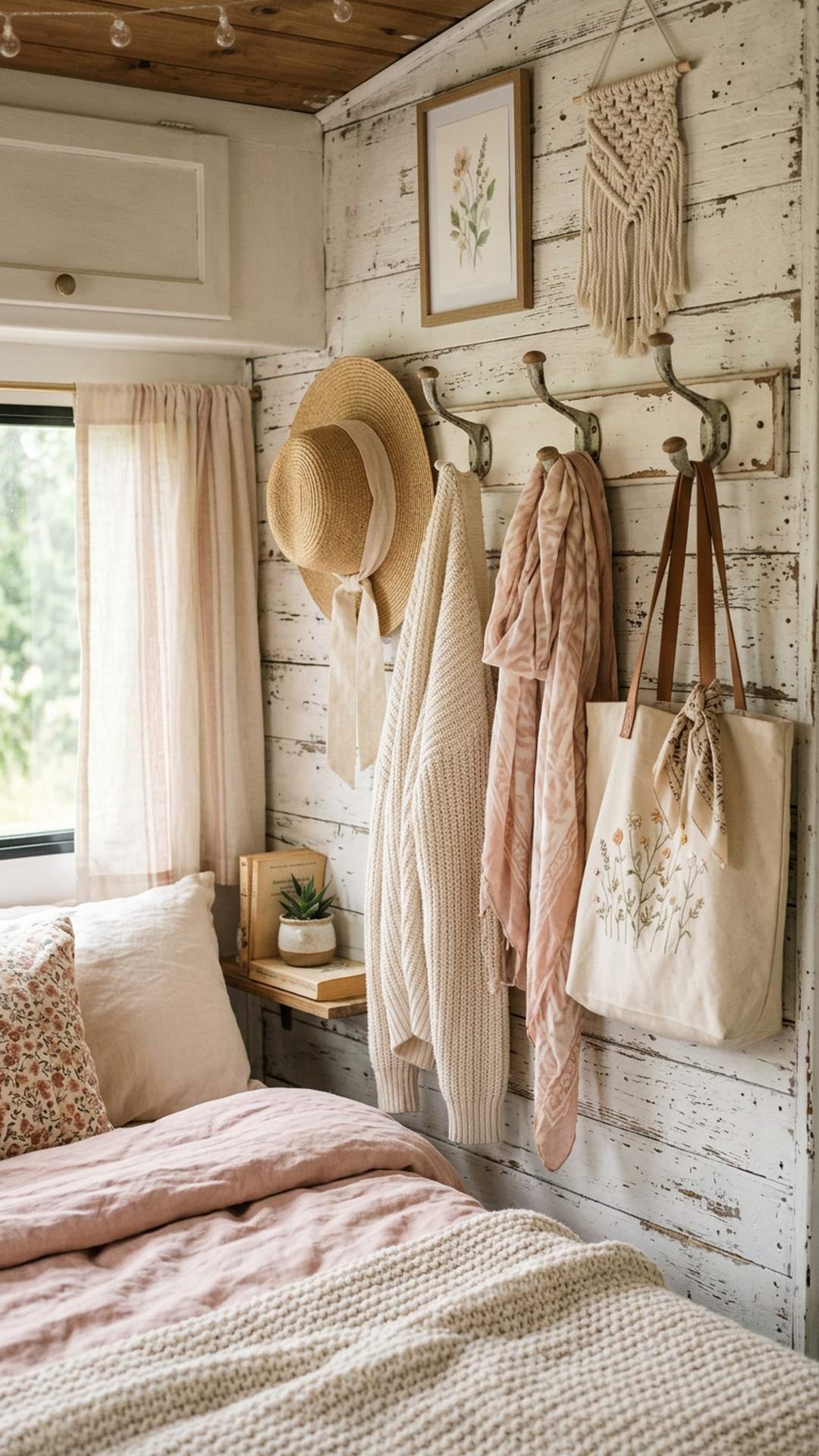 6. Add Decorative Hooks Wherever You Have Blank Wall Space