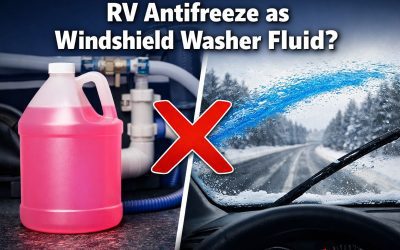 Can you use RV antifreeze as windshield washer fluid?