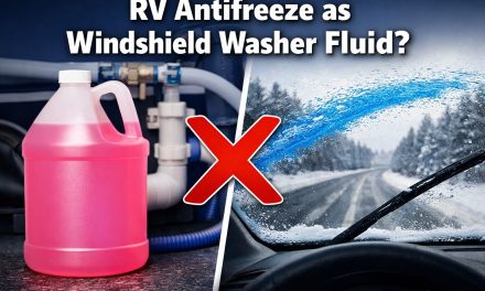 Can you use RV antifreeze as windshield washer fluid?