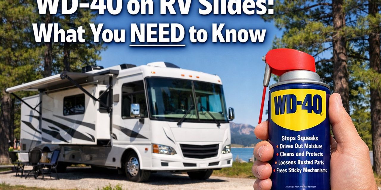 Can you use WD‑40 on RV slides?