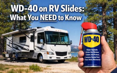Can you use WD‑40 on RV slides?
