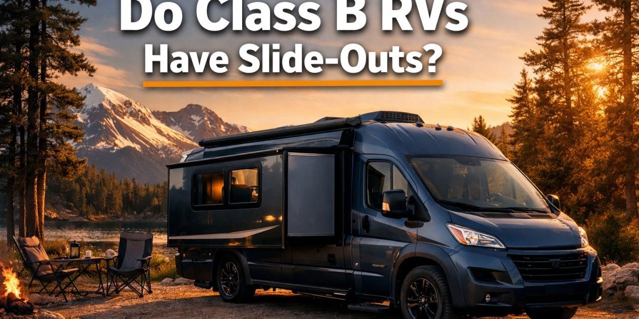 Do Class B RVs have slide‑outs?