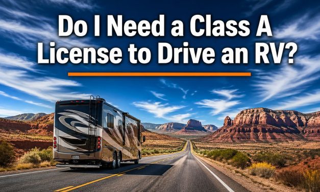 Do I need a Class A license to drive an RV?