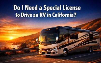 Do I need a special license to drive an RV in California?