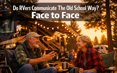 Do Rvers Communicate With Others The Old School Way? (Face to Face)