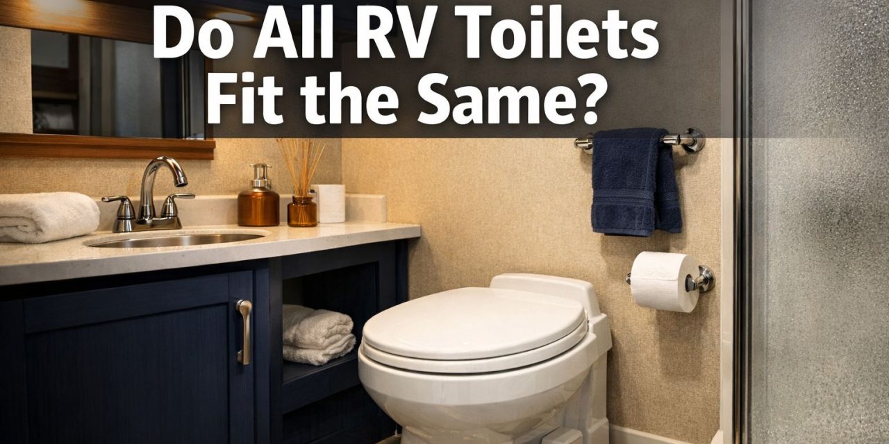 Do all RV toilets fit the same?