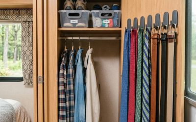 17 RV Closet Organization Ideas That Actually Survive Travel Days
