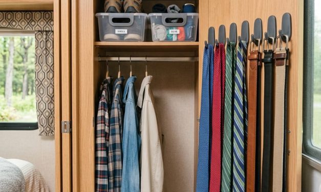 17 RV Closet Organization Ideas That Actually Survive Travel Days