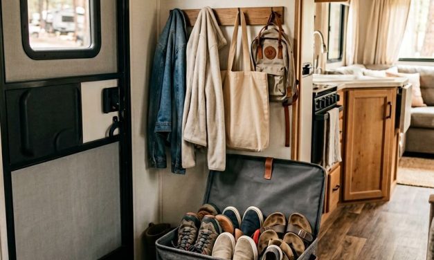 19 RV Entryway Storage Ideas to Stop Shoes, Coats, and Bags From Taking Over