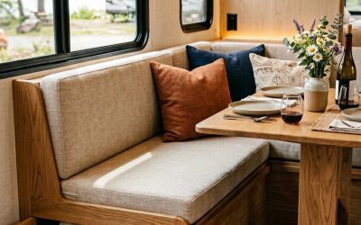 16 RV Dining Nook Ideas That Add Storage, Style, and Seating