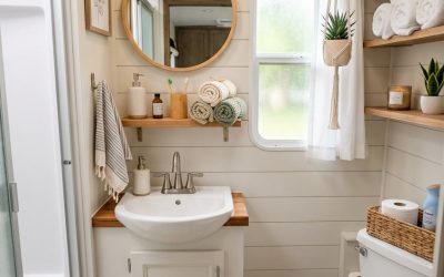 18 RV Bathroom Decor Ideas That Are Cute, Practical, and Easy to Clean