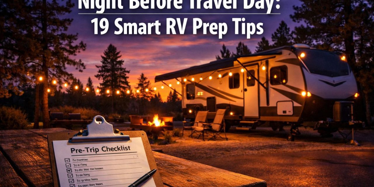 19 Things Smart RVers Do the Night Before Travel Day
