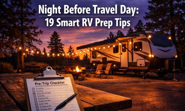 19 Things Smart RVers Do the Night Before Travel Day
