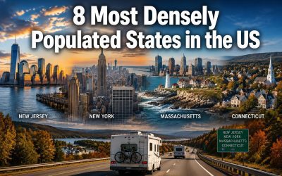 8 Most Densely Populated States in the US