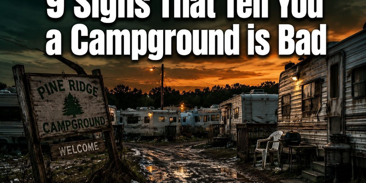 9 Signs That Tell You a Campground is Bad