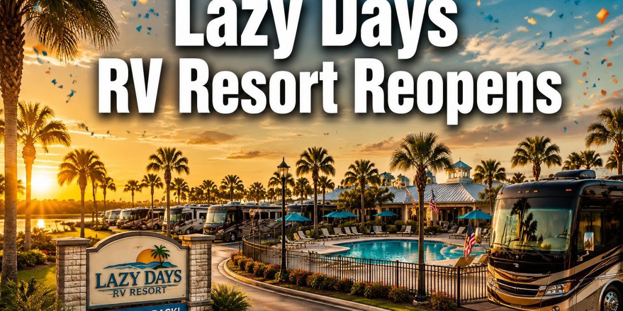 Lazy Days RV Resort Reopens