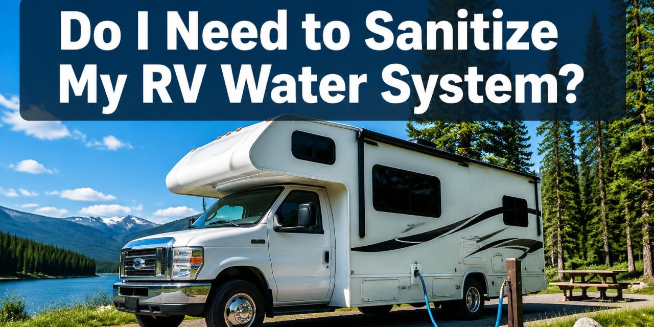 Do I Need to Sanitize my RV Water System?