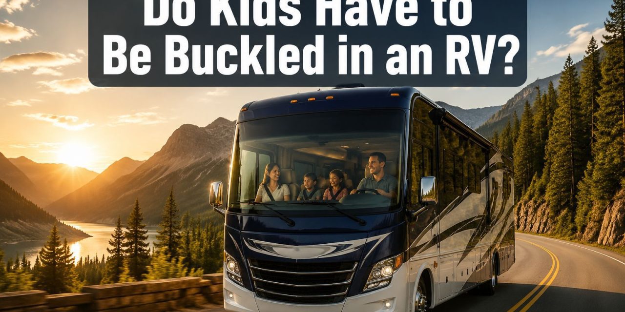 Do Kids have to be Buckled in an RV?