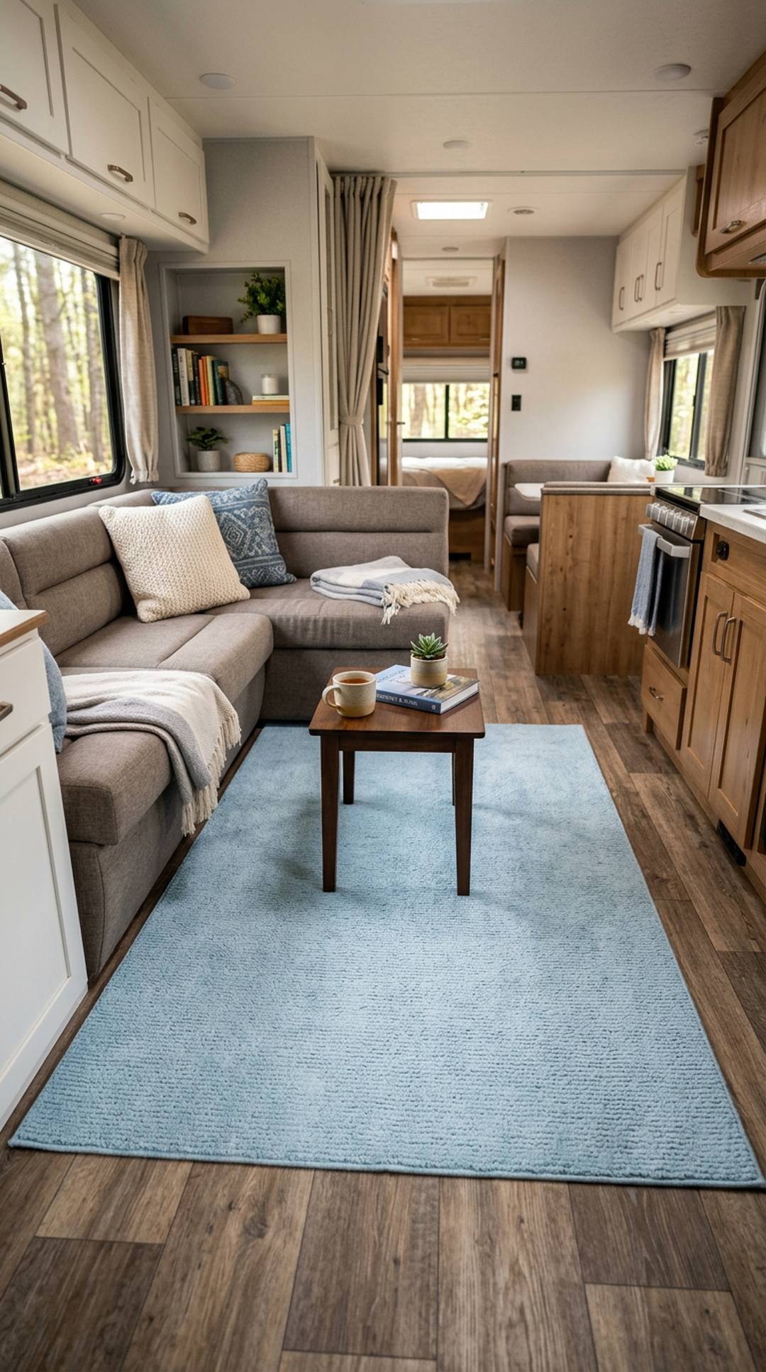 7. Light Blue Area Rug
