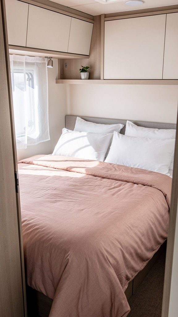 Pink Bedding and Duvet Cover - Pink RV Decorating Ideas